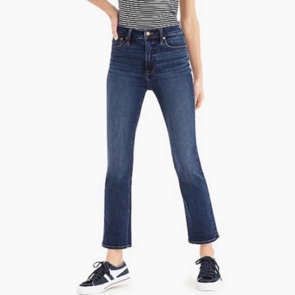 J. Crew Billie demi boot crop jeans 29
